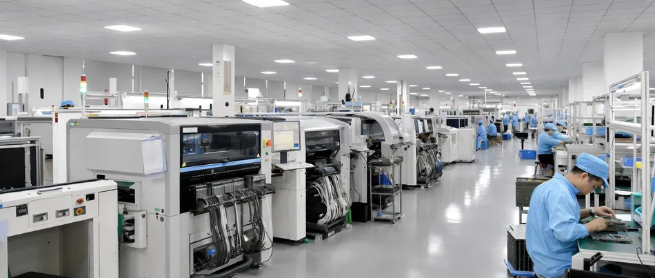 JXSOL 12,000 square meter solar lighting factory with automated SMT assembly lines