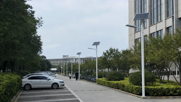 University campus and institutional smart solar lighting with group zone control