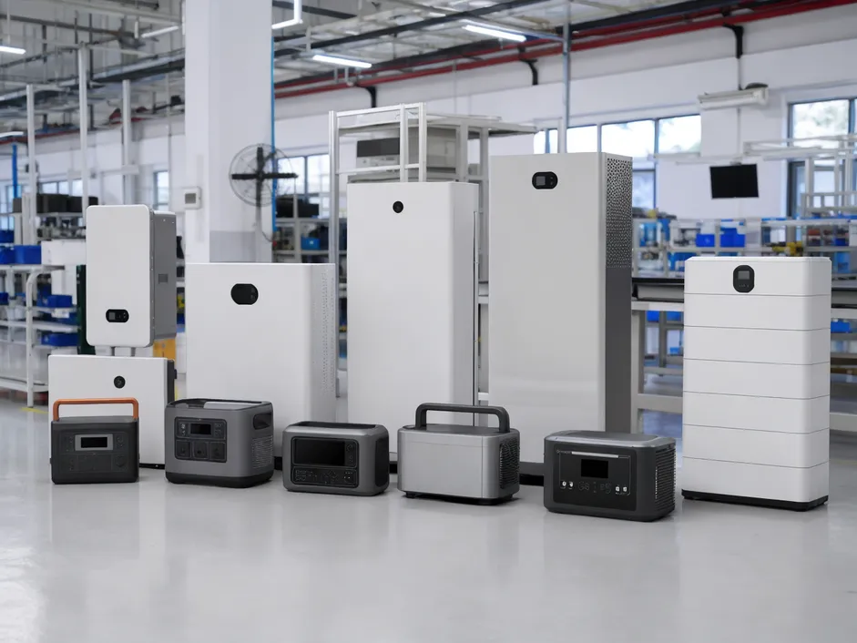 JXSOL solar battery and portable power product lineup including home storage batteries and portable power stations