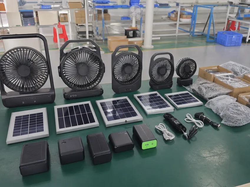 Portable solar fan configurations ready for bulk order quoting