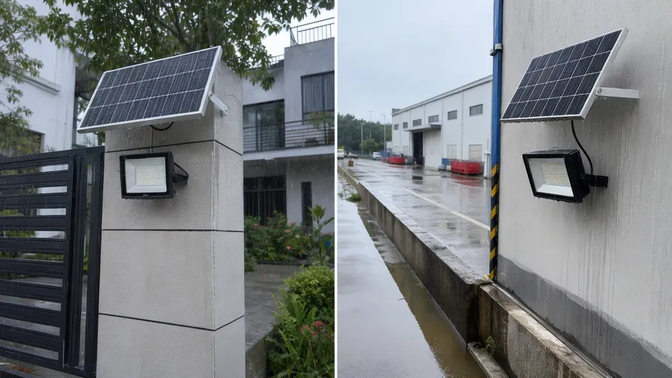 IP65 and IP67 waterproof rating comparison for solar flood lights in different installation environments