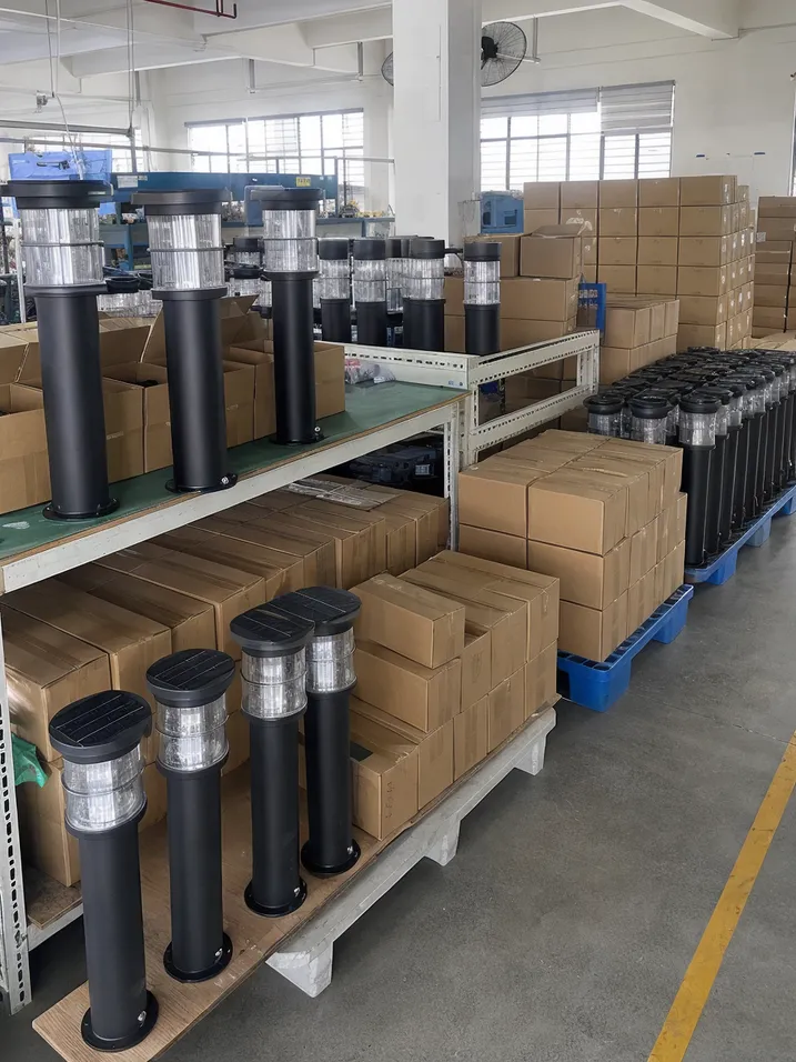 Solar landscape lighting distributor catalog program — stocked SKUs ready for contractor reorder